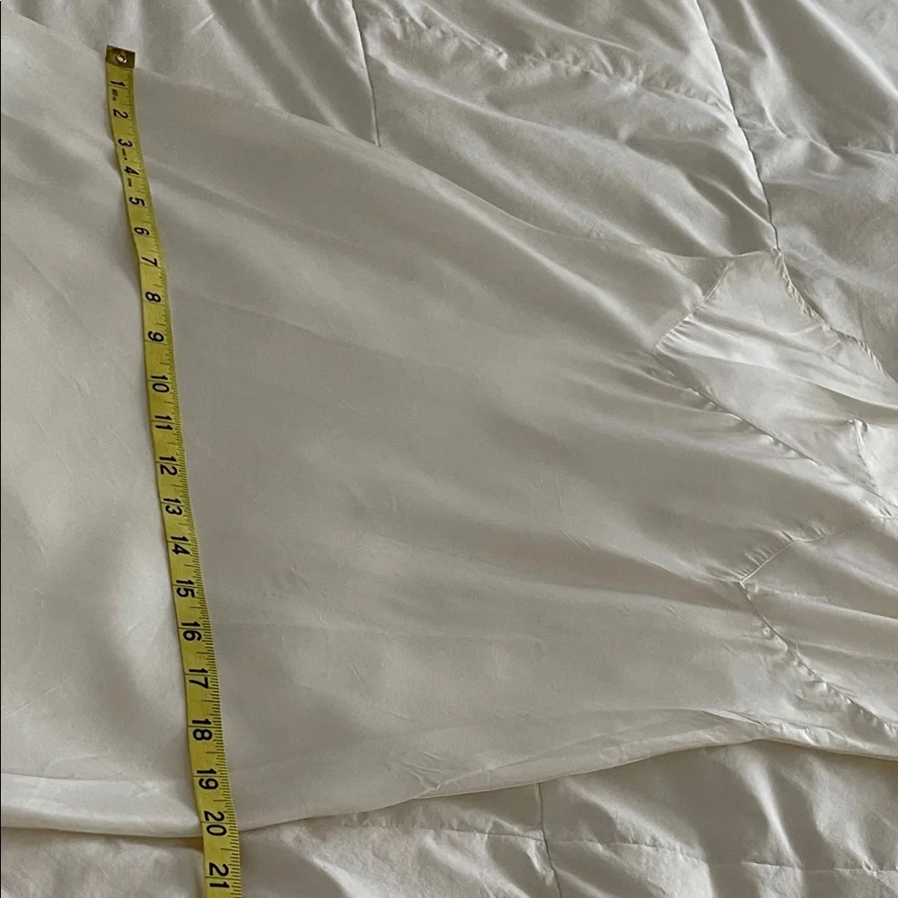 Vintage Cream Taffeta Full Slip - Bias Cut Chemise - Picture 9 of 10